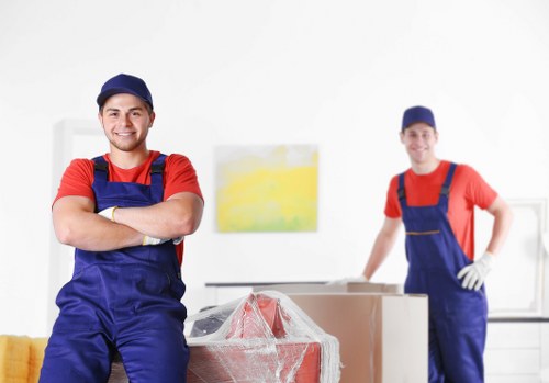 Local removals team helping with a move in Redbridge