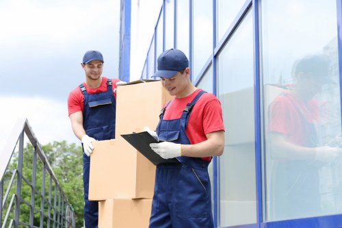 Removal team planning a local move in Redbridge
