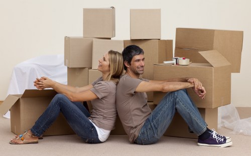 Low-carbon moving van used for sustainable removals in Redbridge