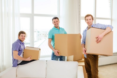 Removal van ready for local moving services across Redbridge
