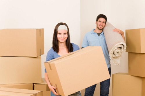 Careful loading of furniture during a Redbridge moving job